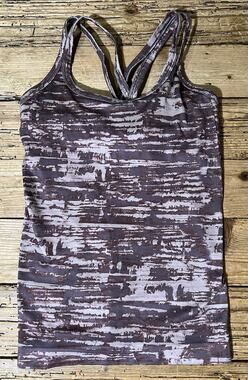 Athleta Women’s Size S Brown/Tan Transcend Racerback Tank Top